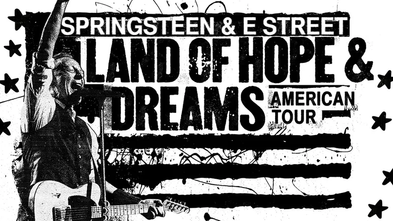 Bruce Springsteen & The E Street Band 2025 Tour poster